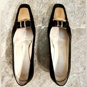 Silvia Fiorentina Black & Tan Pumps w/ Bow Size 8